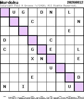 Puzzle shown is for 20260812.
