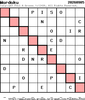 Puzzle shown is for 20260905.
