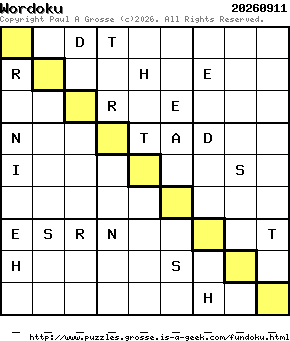 Puzzle shown is for 20260911.