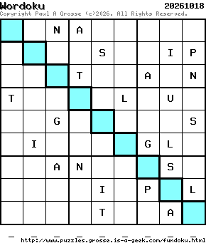 Puzzle shown is for 20261018.